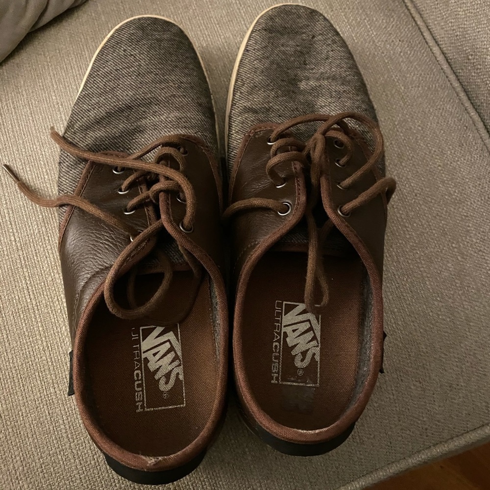 Vans  ultra Cush brown leather